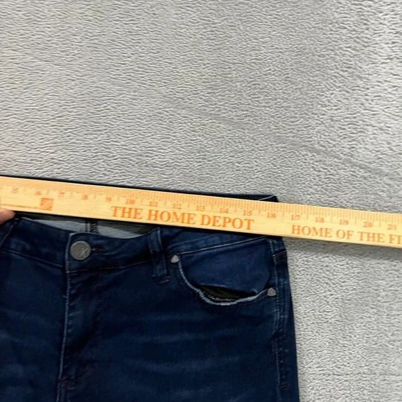 Kut from the Kloth Jeans Womens 12 Blue Diana Skinny Whiskered Stretch Y2K Denim